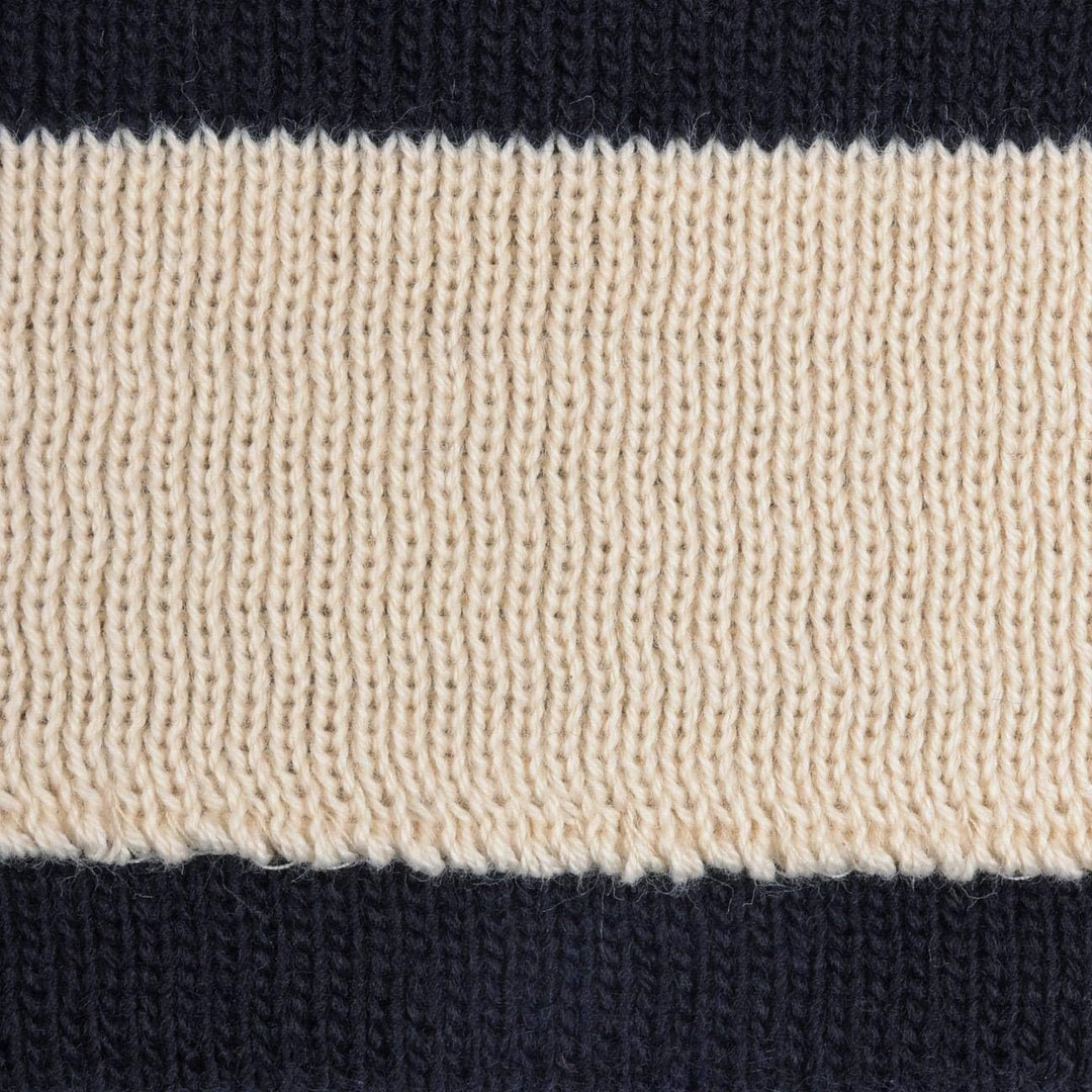 LIERYS Mono Stirnband Damen/Herren 8 cm breit - Made in Germany - dreilagiges Strickband gefüttert m