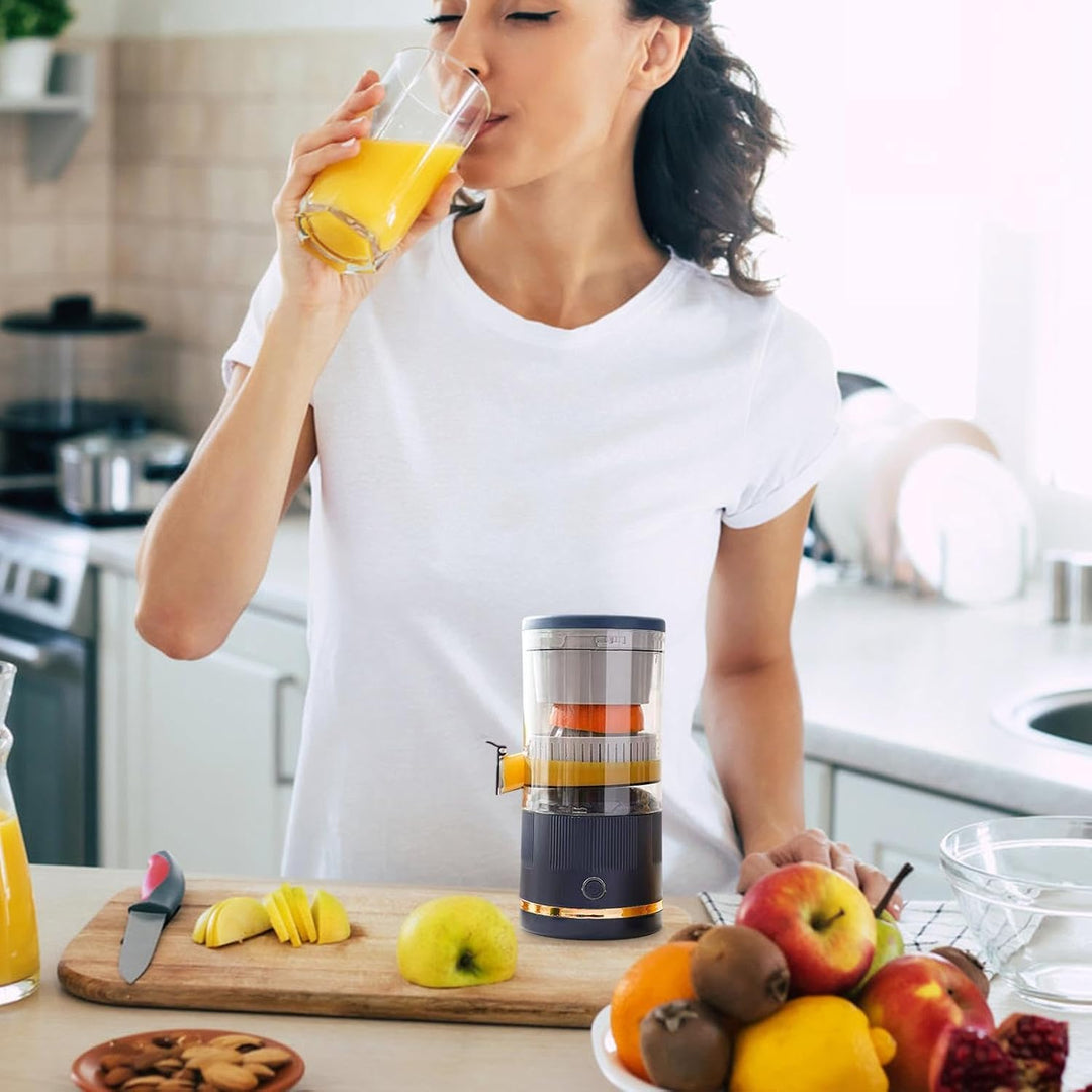 Electric Citrus Juicer, Automatic Citrus Juicer, Electric Fruit Press Machine, Portable Juicer Blend