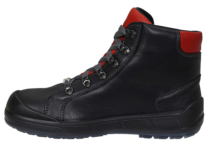 ELTEN Sicherheitsschuhe DELUXE GTX Mid ESD S3 CI, Herren, Leder, Stahlkappe, leicht, sportlich, Schw