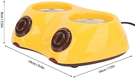 TOPINCN Schokoladenschmelzofen, Schmelzgerät, DIY-Doppeltopf-Werkzeug mit Elektrischer Heizung, Scho