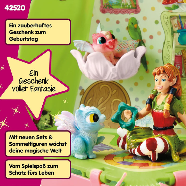 schleich BAYALA 42520 Fee Marweens Tier-Kindergarten Spielset mit Fee und Baby Drache - Erstes Magis