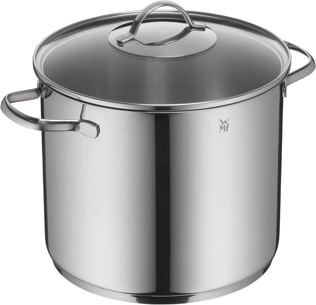 WMF Provence Plus Gemüse- Suppentopf Induktion 24cm, Glasdeckel, Kochtopf gross 8,8l, Cromargan Edel