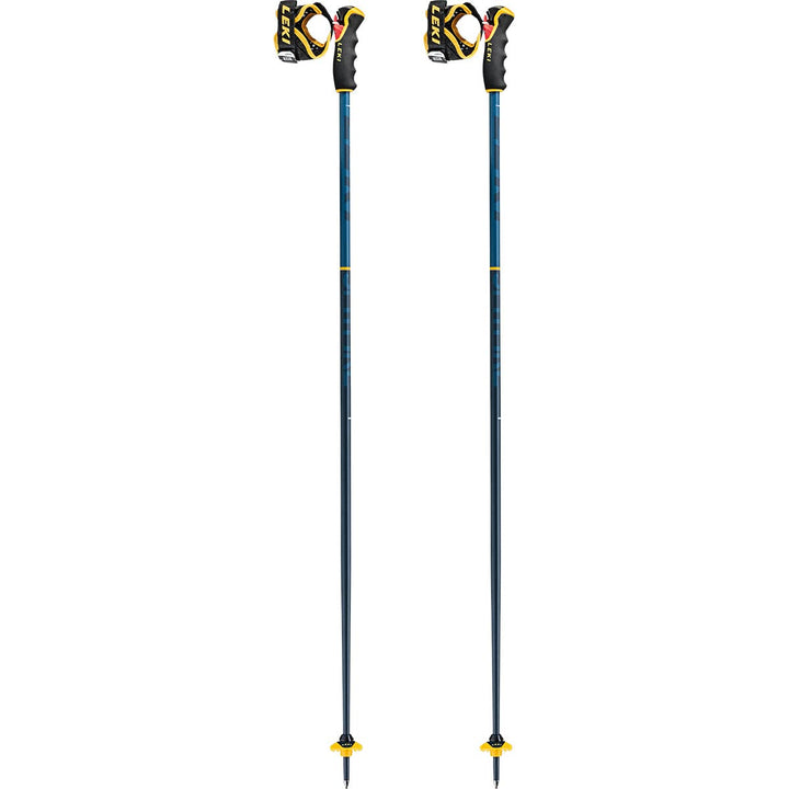LEKI Cross Handschuhe Fingerhandschuhe 1 Mustard Yellow – Denimblau – Egäischblau, 1 Mustard Yellow