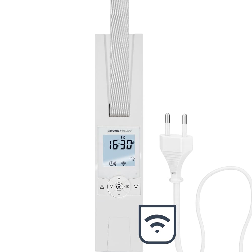 HOMEPILOT - Gurtwickler RolloTron premium smart Power | Elektrischer Gurtwickler mit Display zur beq