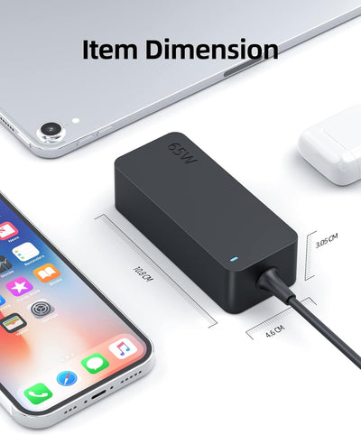 USB C AC Ladegerät passend für Lg Gram 15 16 17 Zoll 17Z90N 16Z90P 17Z90P 14Z90P 17Z95N 17Z95N 15Z99