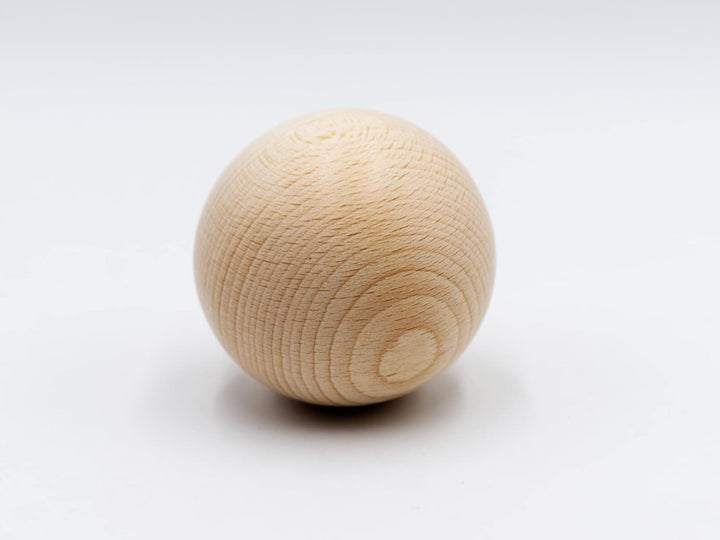 JOWE Holzkugel 20mm aus Buche ohne Bohrung 75 Stück - Kugel aus Holz ohne Loch made in Austria Durch