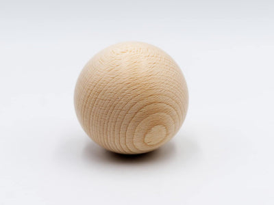JOWE Holzkugel 15mm aus Buche ohne Bohrung 100 Stück - Kugel aus Holz ohne Loch made in Austria Durc