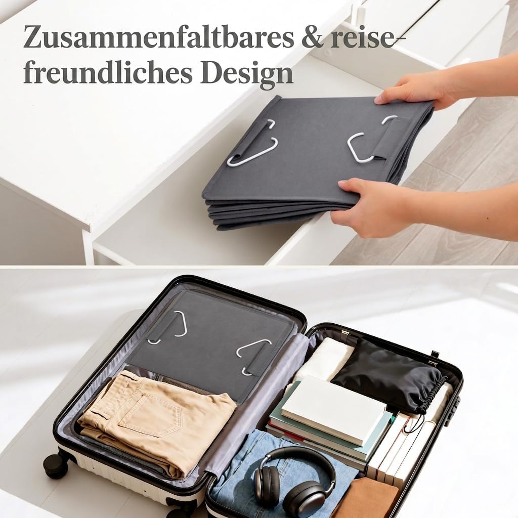 Lifewit 2 Stück Hängeregal, Schrank Organizer, Hängesystem Kleiderschrank, Hängeaufbewahrung aus Sto