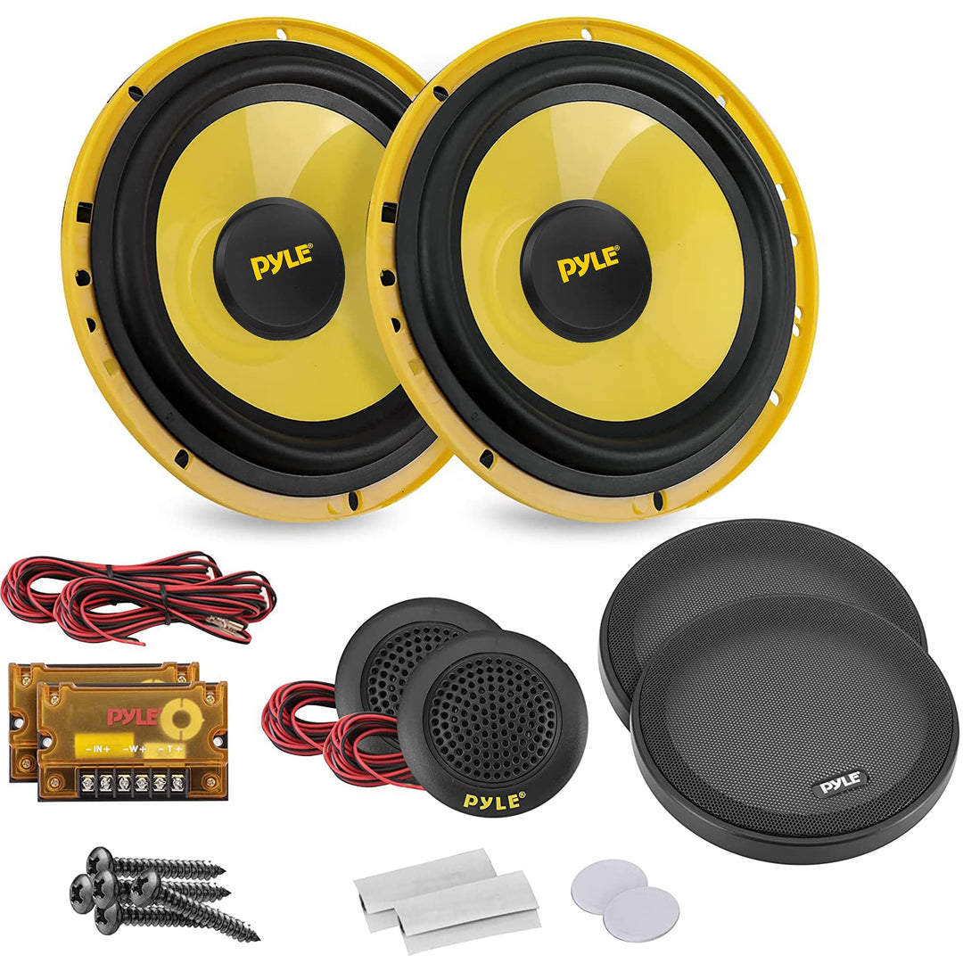 Pyle Auto Lautsprecher 8" Midbass – 600W, 4 Ohm Woofer mit 40oz Magnet, 3.1" Tiefe Klare Klangqualit