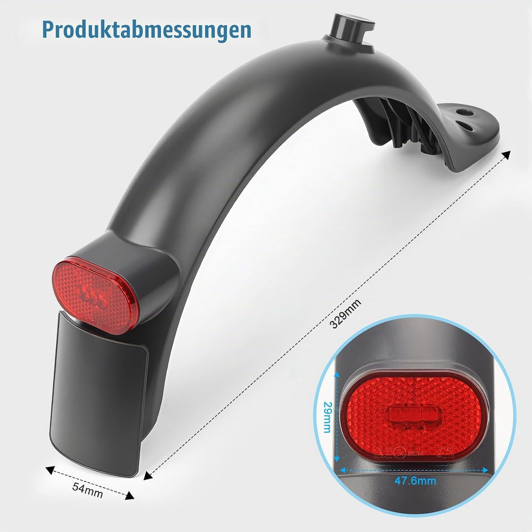 Hinterer Kotflügel für Xiaomi Pro/Pro 2 / 1S Electric Scooter, Xiaomi E Scooter Zubehör Schutzblech