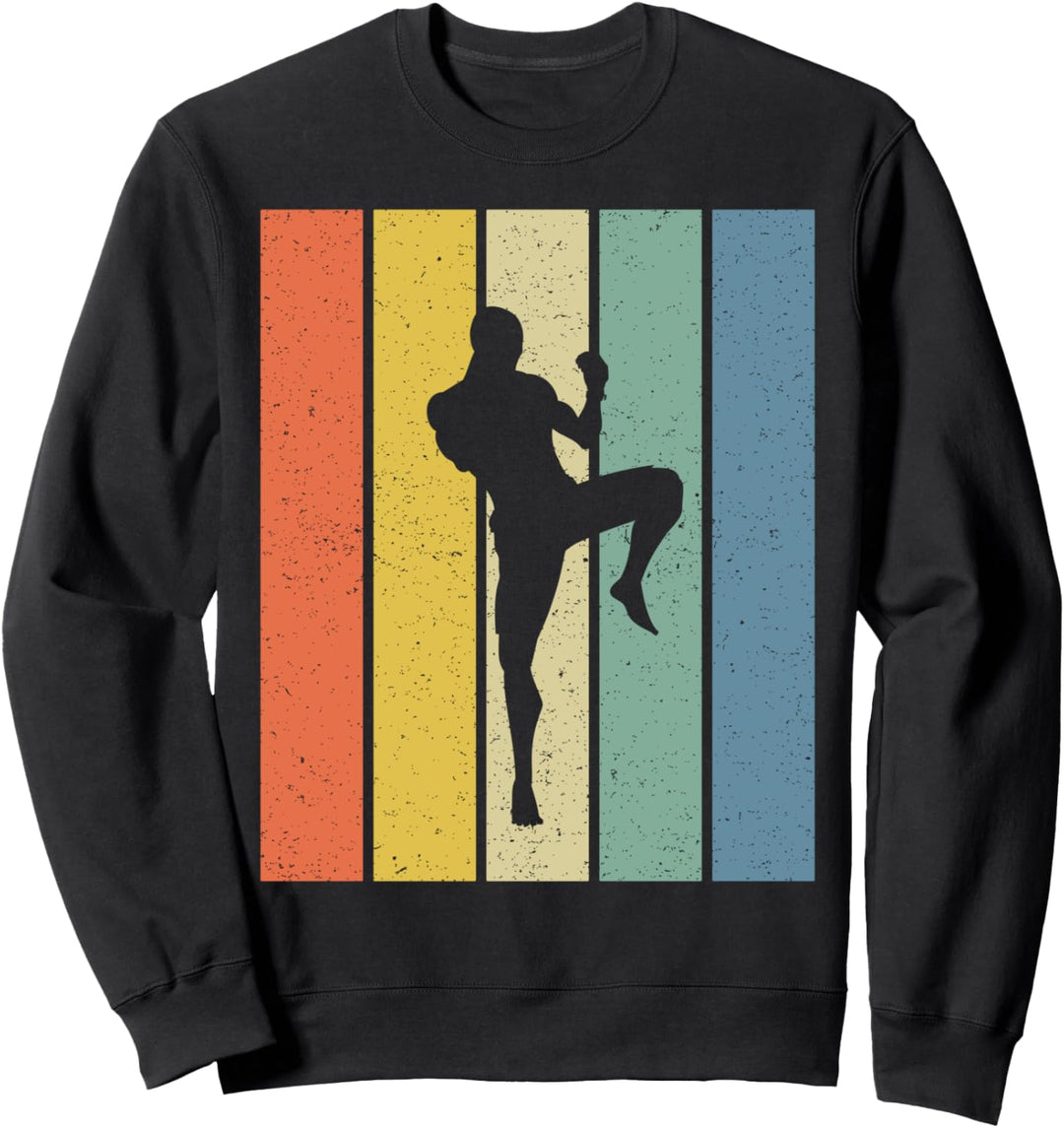 Retro MMA Mixed Martial Arts Vintage Kickboxing Sweatshirt