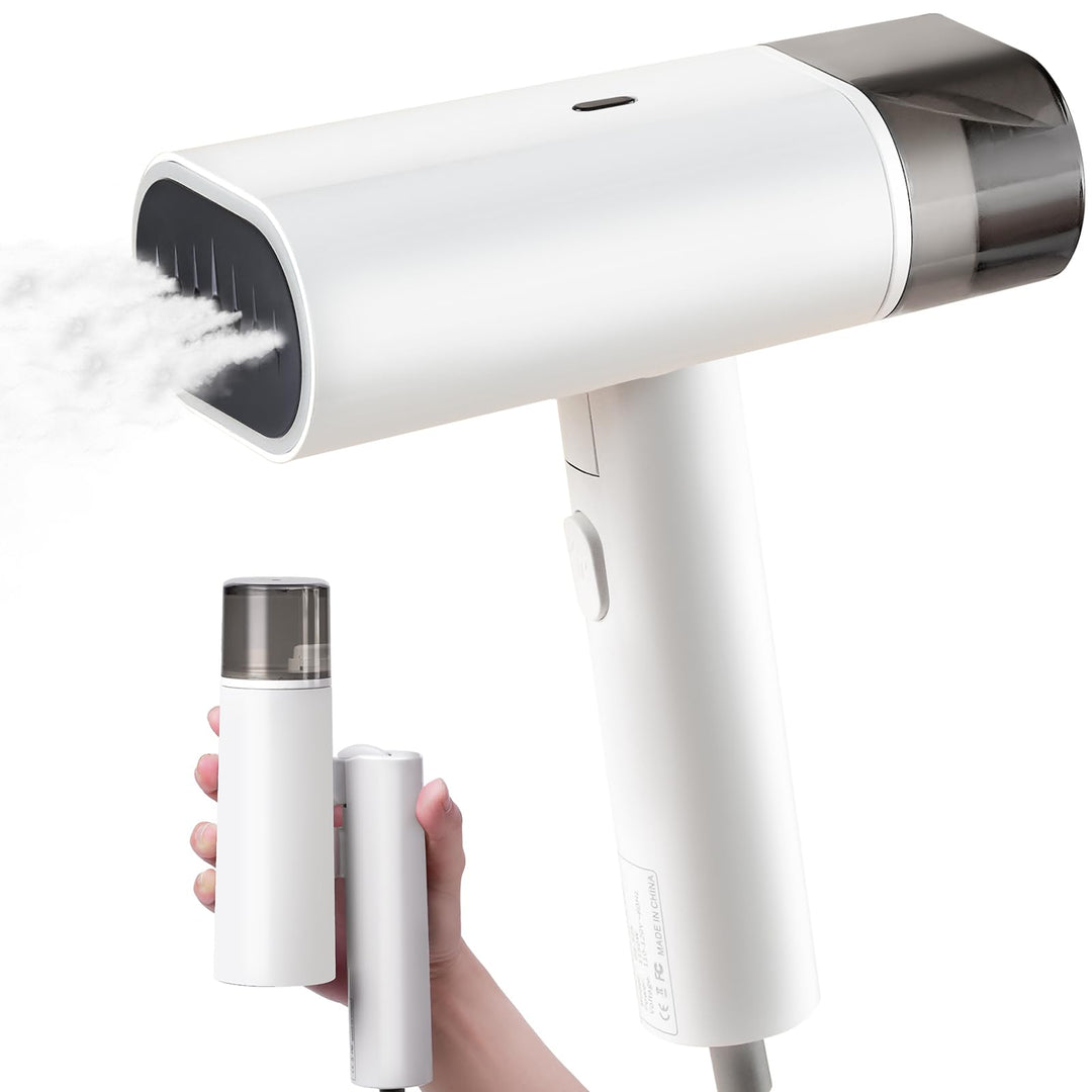 Dampfer für Kleidung,Handdampfer mit horizontalem und vertikalem Dampfen, 20s Aufheizen 120ml Wasser