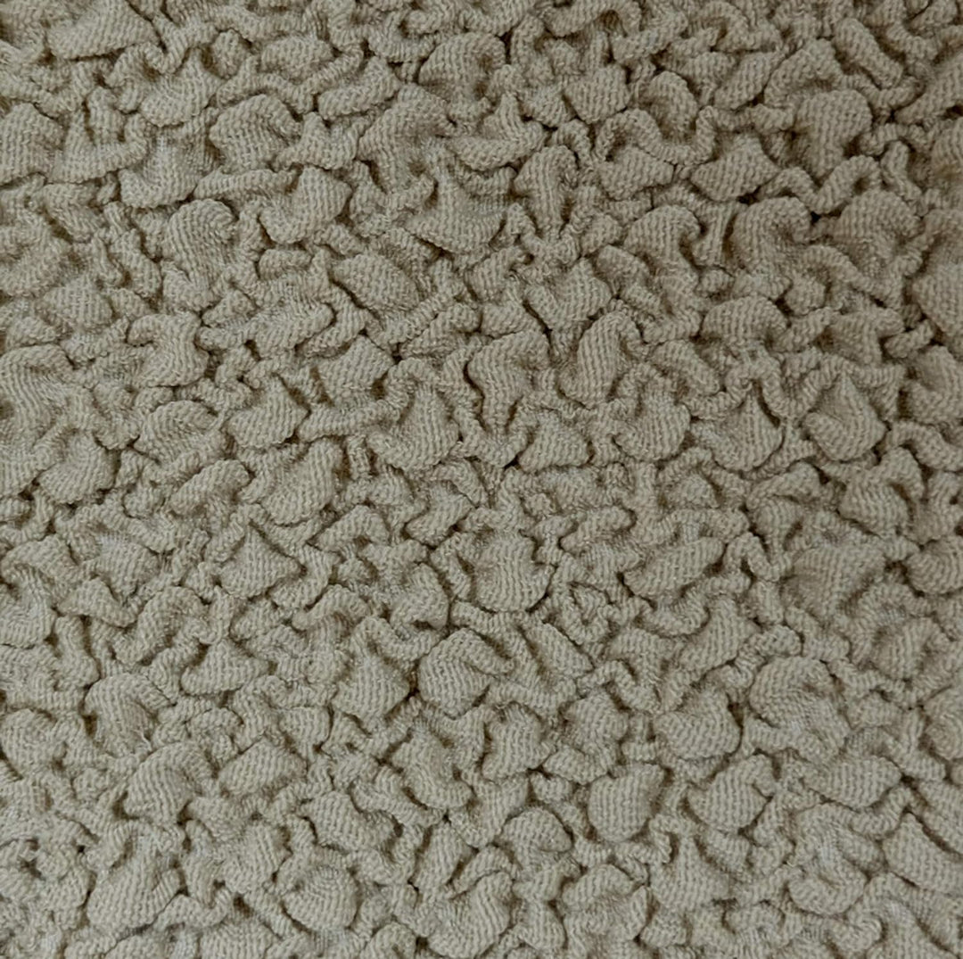 Sofabezug für Relax Spongy, anpassbarer und flauschiger Stoff, Farbe 11, Dunkelbeige 11 - Dunkelbeig