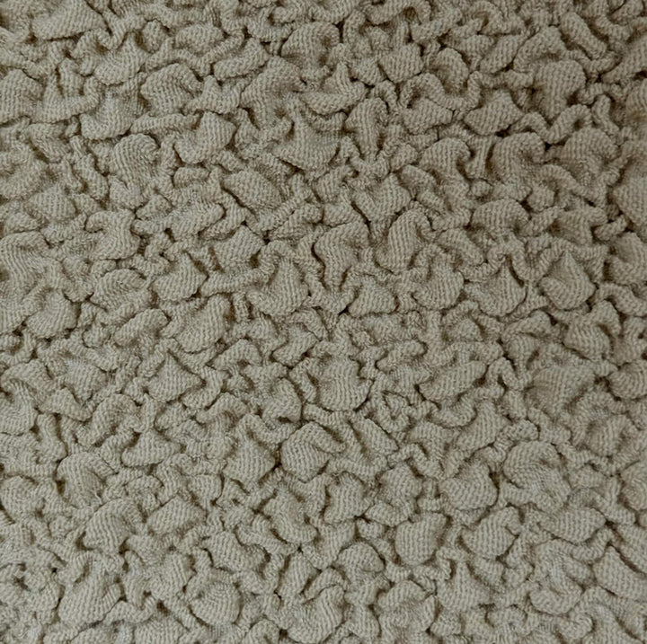 Sofabezug für Relax Spongy, anpassbarer und flauschiger Stoff, Farbe 11, Dunkelbeige 11 - Dunkelbeig