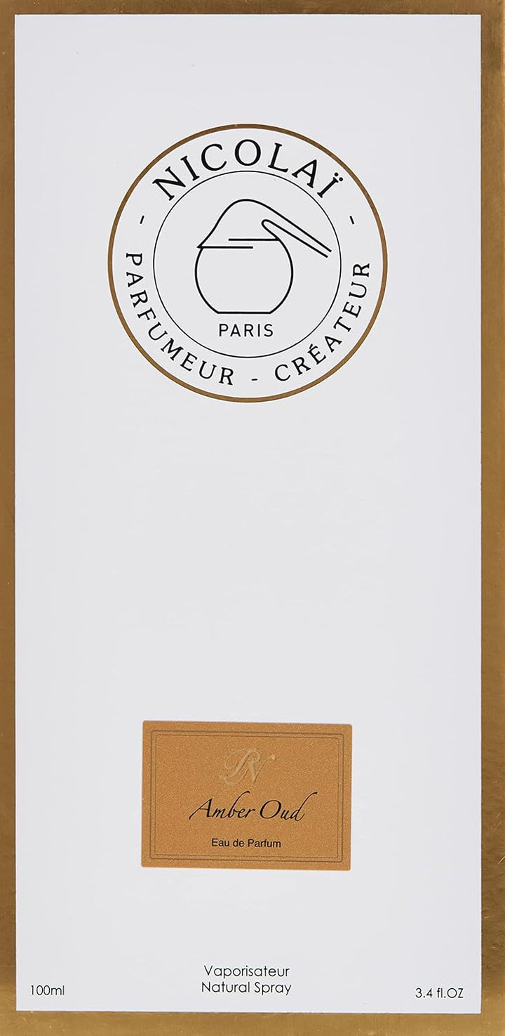 Amber Oud by Parfums De Nicolai Eau De Parfum 3.3 oz Spray by PARFUMS DE NICOLAI