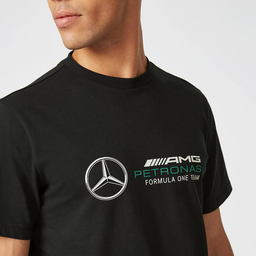Mercedes AMG Petronas Formel 1 Team - Offizieller Formel 1 Merchandise - Grosses Logo T-Shirt XXS Sc