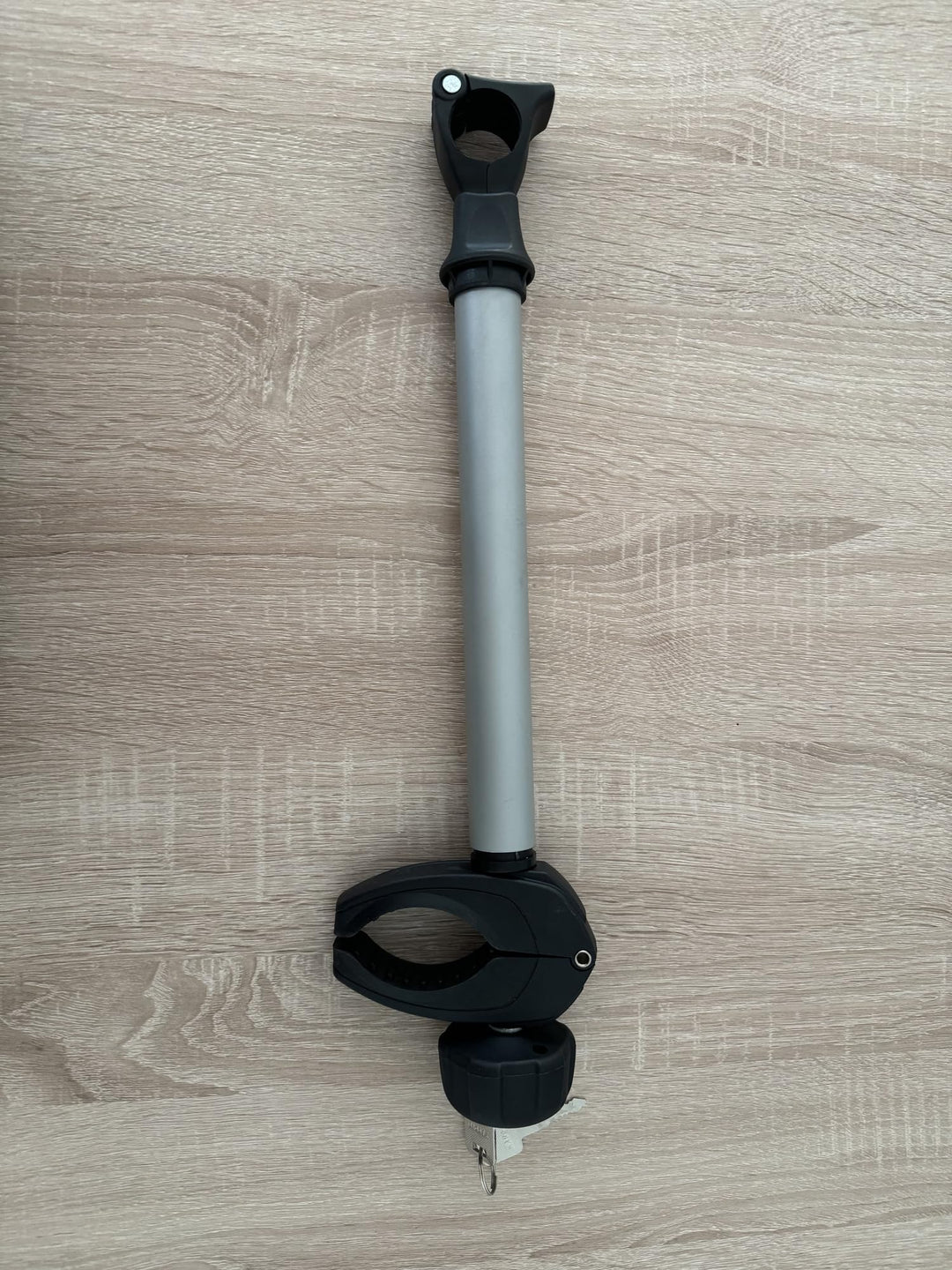 Rahmenhalter für Heck-Träger – Aluminium, Haltearm für 3. Fahrrad, Rahmenhalter Rohr-Länge 45 cm, fü