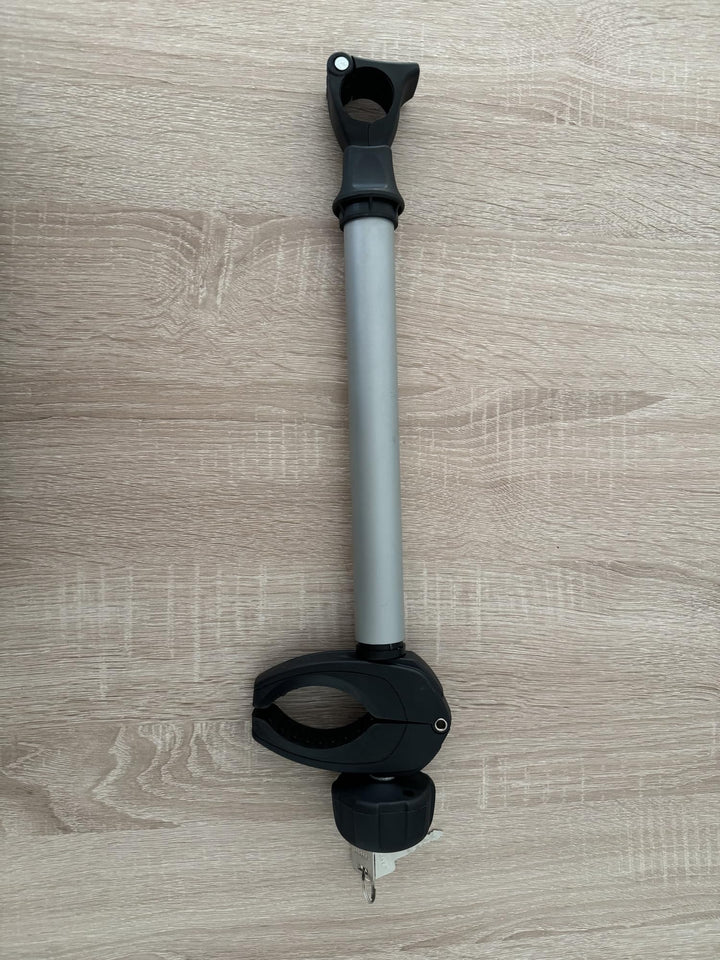 Rahmenhalter für Heck-Träger – Aluminium, Haltearm für 3. Fahrrad, Rahmenhalter Rohr-Länge 45 cm, fü