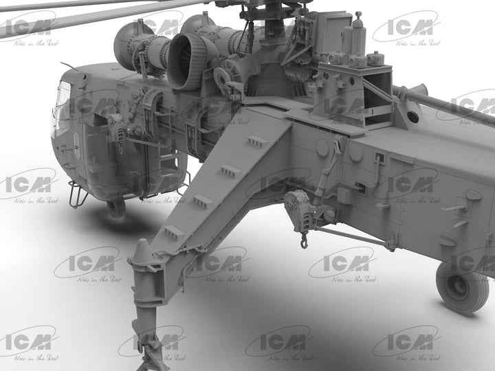ICM - Modell Hubschrauber Sikorsky Ch-54a Tarhe Us Heavy Helicopter 53054 1/35. Modell Panzer Promo