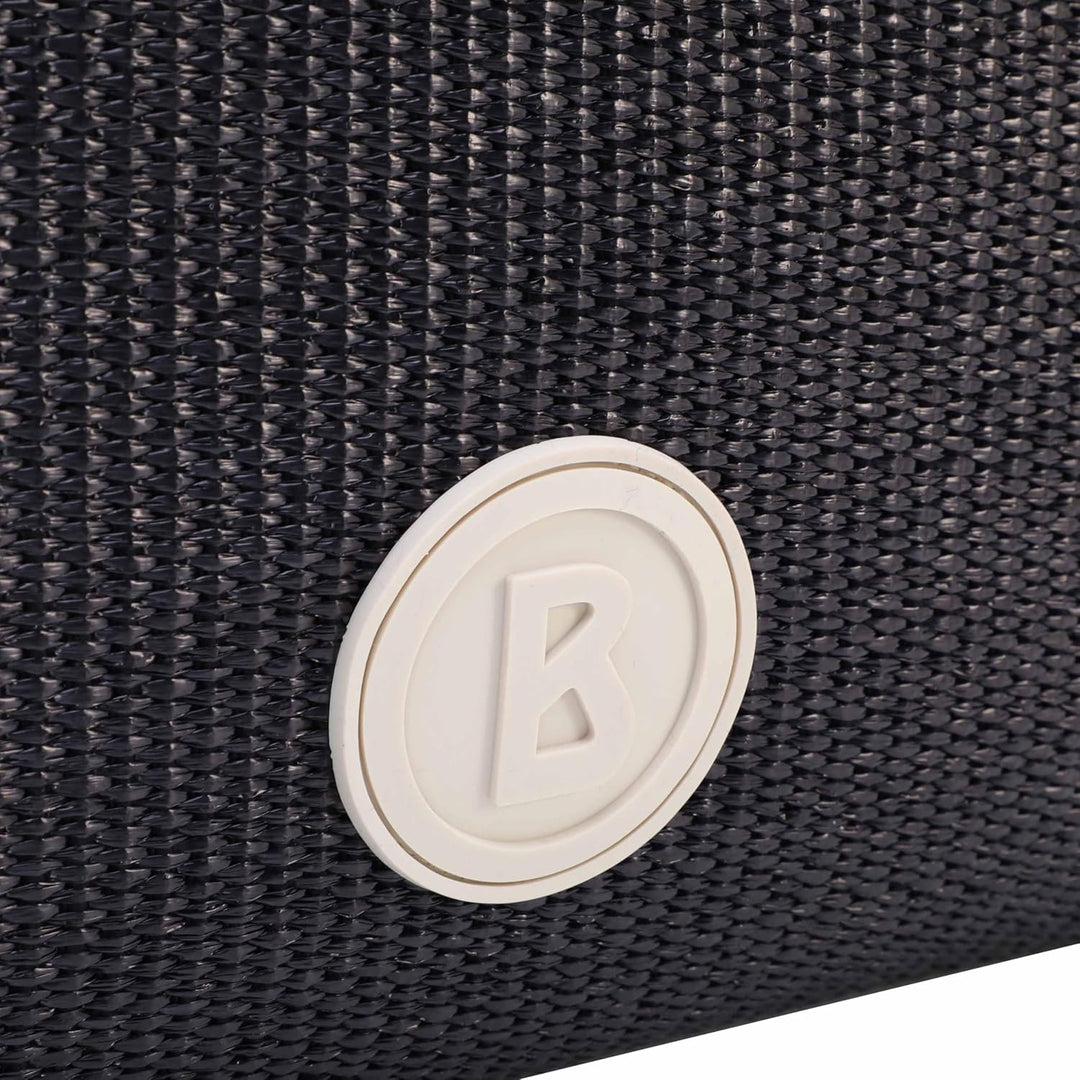Bogner Ladies Airolo Malina Tote XL Schwarz - Geflochtene stylische Damen Tasche, Grösse One Size -