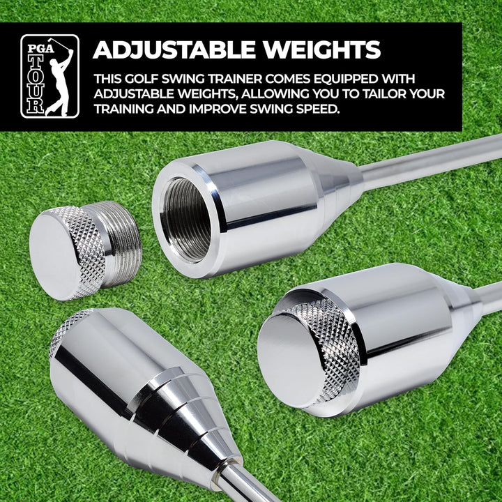 PGA TOUR Golf Swing & Griff Trainer, blau/grün
