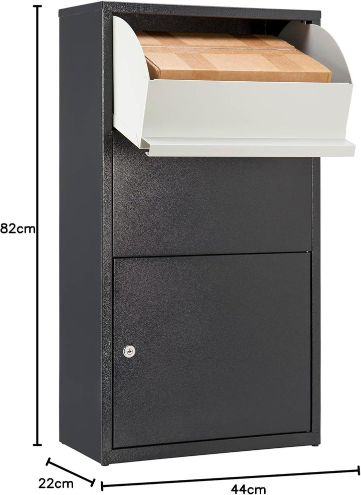 Haussmann Paketbriefkasten, Paketbox, Paletkasten, Briefkasten, Postbox, XXL Briefkasten, Kontaktlos
