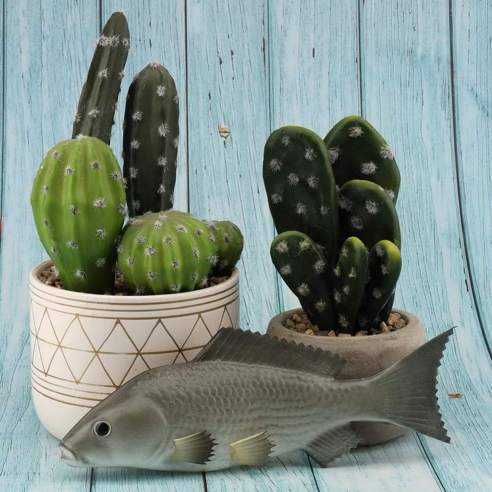 Gresorth 3 Stück Fälschung Fisch vorgeben Künstlich Karpfen Lebensecht Ornament Hängend zum Zuhause