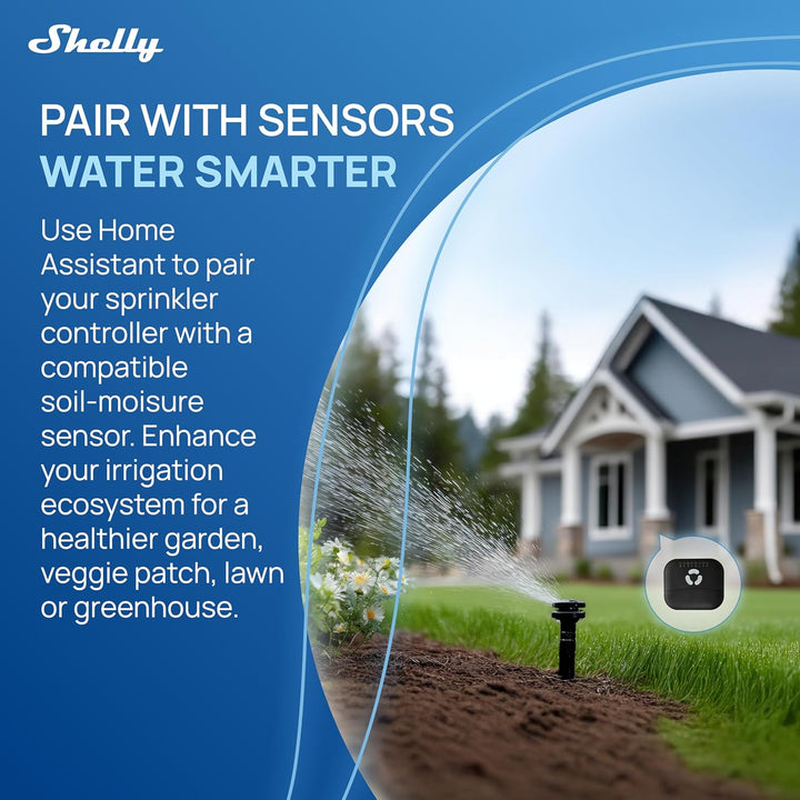 FRANKEVER Sprinkler Controller FK-06X - Smart Sprinkler Controller mit 6 Zonen, betrieben mit Shelly