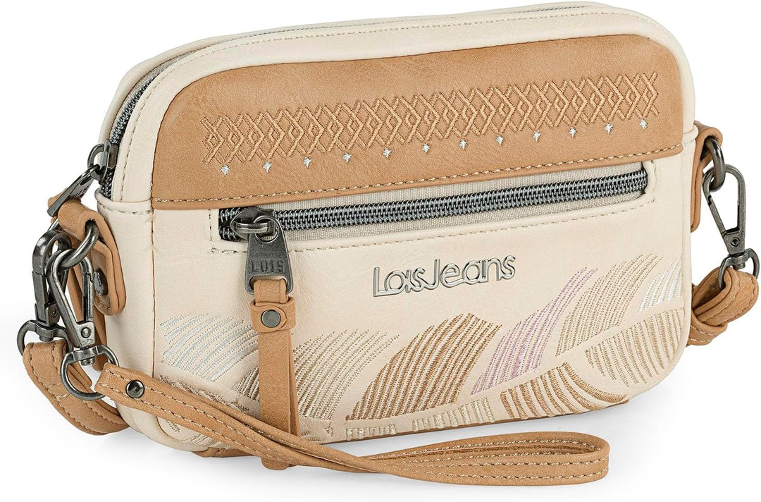 Lois - Handtasche Damen Umhängetasche - Handtasche Klein Umhängetasche für Frau mit Verstellbarer Ri