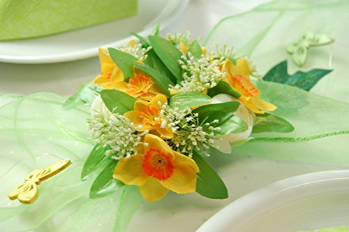 Fibula [Style] ® Komplettset "Spring" Tischdekoration für Frühling/Geburtstag/Party/Hochzeit/Taufe/K
