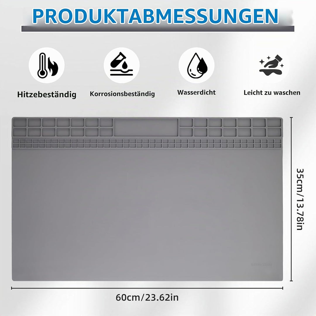 Lötmatte Silikon Antistatische Reparatur Matte Extra Gross 60 * 35cm Lötunterlage Soldering Mat Arbe