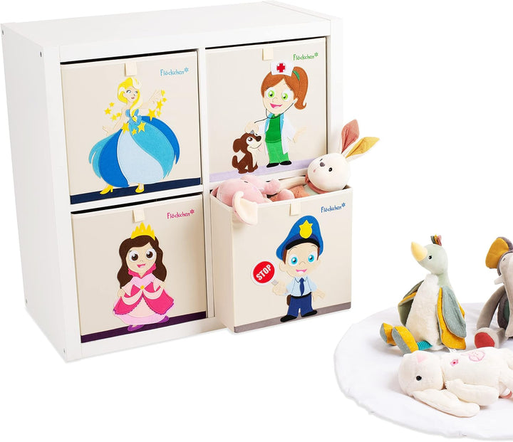 Kinder Aufbewahrungsbox | Premium Spielzeugkiste für Kinderzimmer I Spielzeug Box (33x33x33) bringt