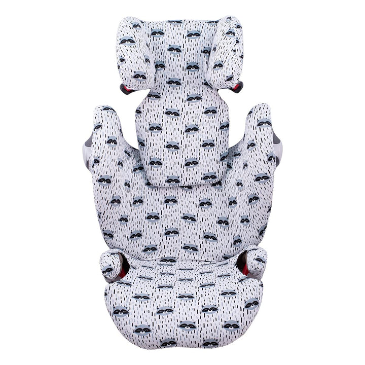 JYOKO Kids Bezug für Autositz Kompatibel mit Cybex Solution M und Pallas B - Fix (Raccoon), RACCOON