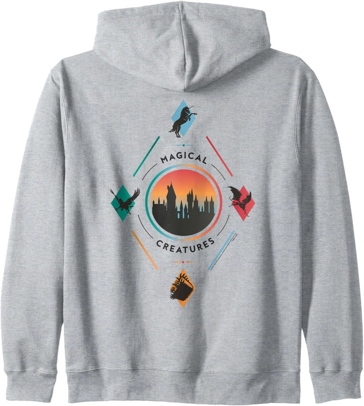 Harry Potter Magical Creatures Diamond Hogwarts Center Kapuzenjacke