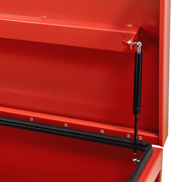 Stahl Werkzeugkasten Für Schwerlast Lkw Ladeflächen, Tür Mit Doppelseitigen Hydraulikstangen Für Anh