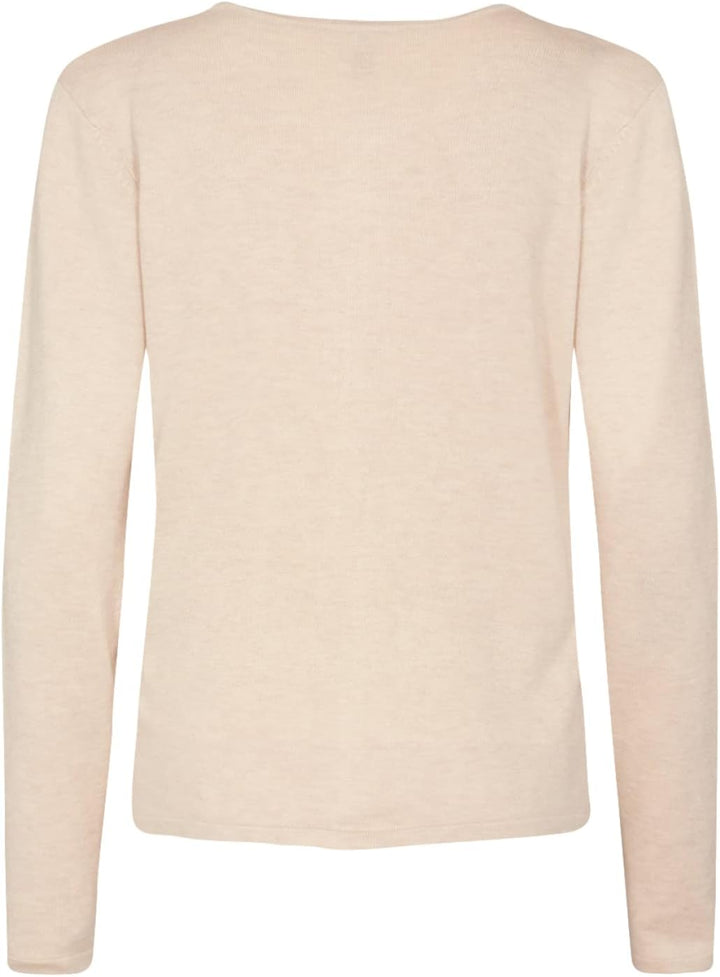 SOYACONCEPT Damen Strickjacke M Beige Melange, M Beige Melange