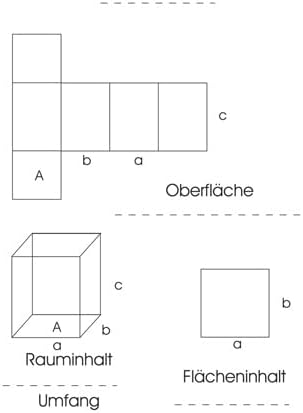 Betzold - Geometriesatz Körper und Netze - Körperformen Geometrieformen Volumen NoColor, NoColor