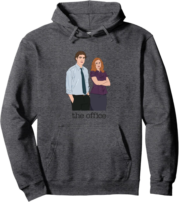 The Office Jim & Pam Illustriert Pullover Hoodie