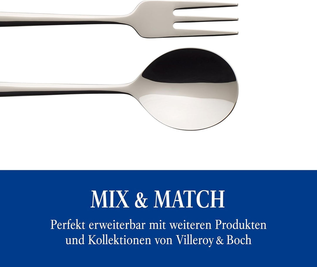 Villeroy & Boch – Daily Line Specials Spaghetti Besteck Set 12 Teilig Spülmaschinenfest, Pastabestec