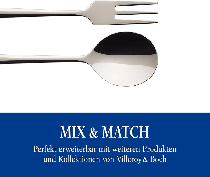 Villeroy & Boch – Daily Line Specials Spaghetti Besteck Set 12 Teilig Spülmaschinenfest, Pastabestec