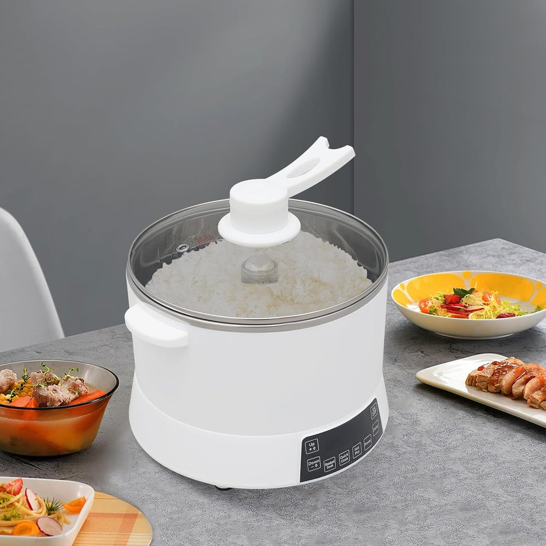 Weiss Reiskocher mit niedrigem Zuckergehalt, Low Sugar Reiskocher Rice Cooker mit Low-Sugar-Funktion