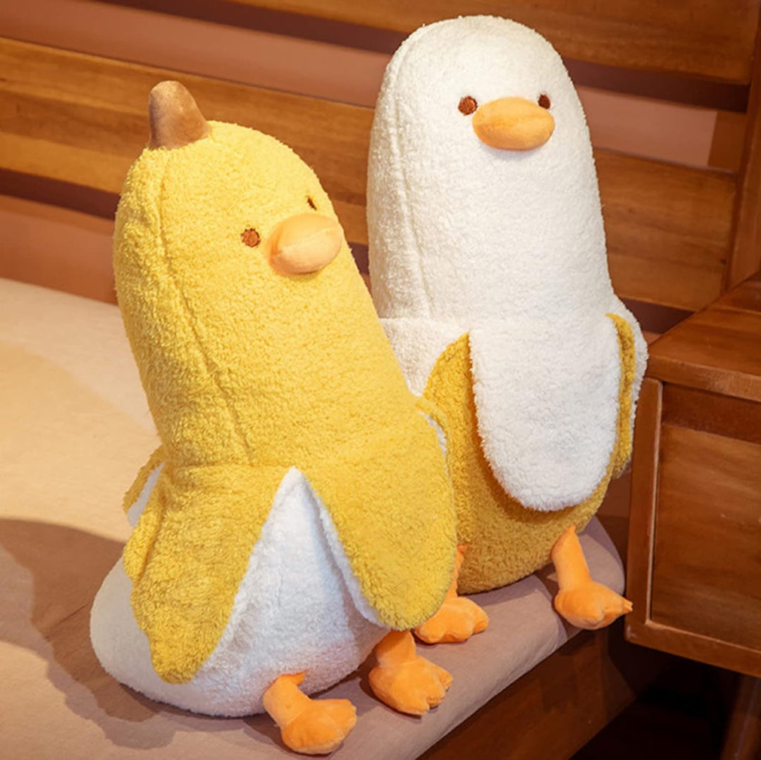 shownicer Plüschtier Banane Ente Stofftier, Kawaii Ente Plüsch, Banane Kuscheltier, Plüschkissen, We