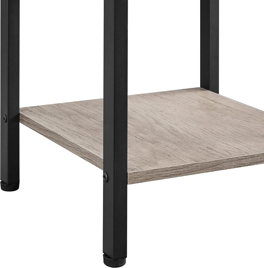 Yaheetech 2X Nachttische Beistelltisch mit Schublade und Ablage Nachtschrank Industrie-Design Kleine