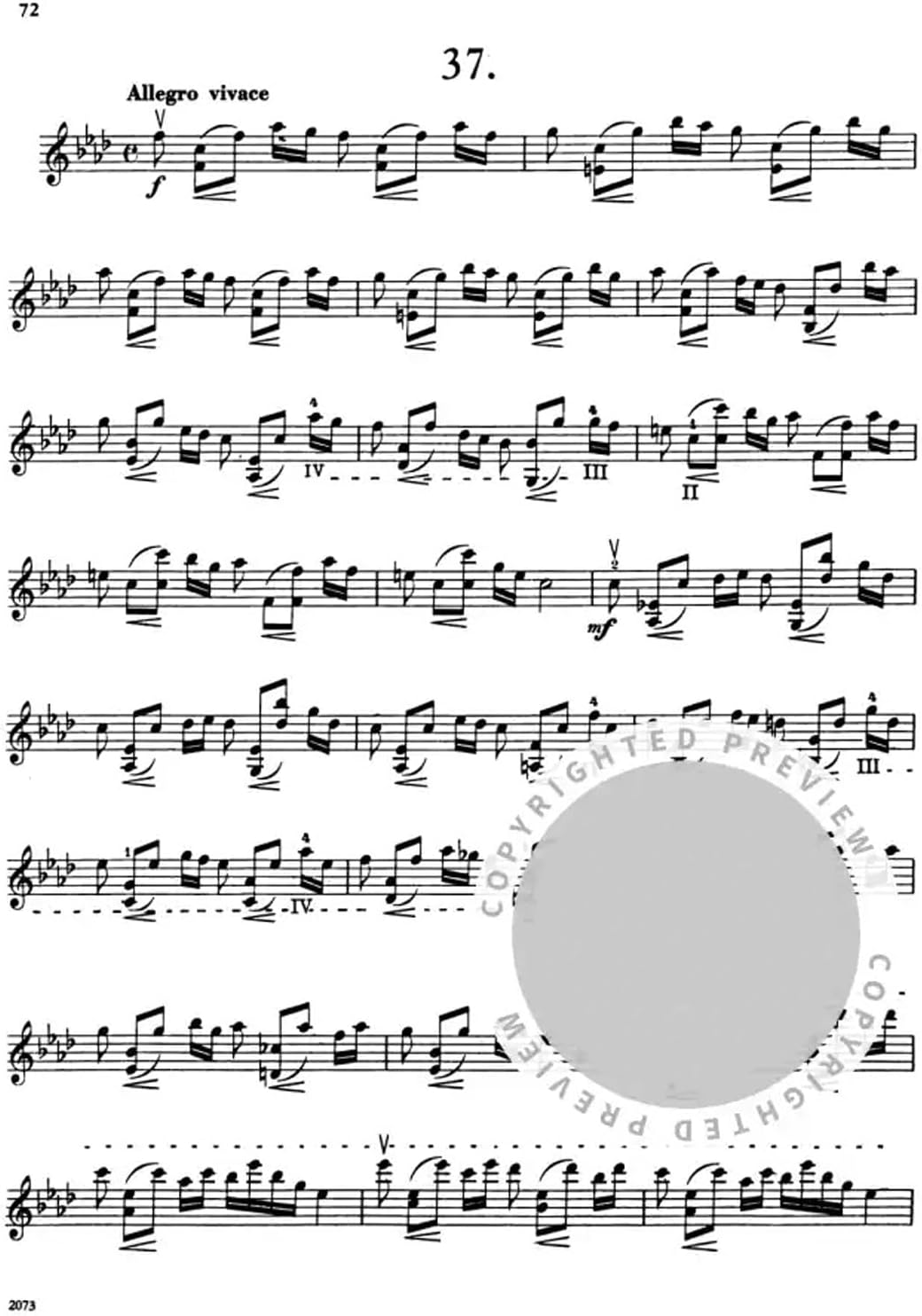 KREUTZER - Estudios y Caprichos (42) para Violin (Galamian)