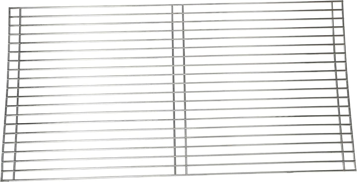 KOTARBAU® Edelstahl Grillrost Eckig 68x40 cm + Stahlbürsten zum Reinigen, 68x40 cm