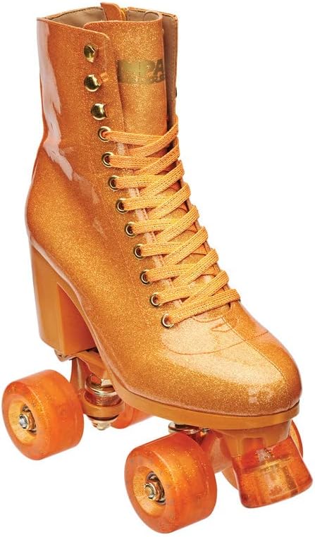 IMPALA MARAWA HIGH Heel Rollschuh Sparkle orange