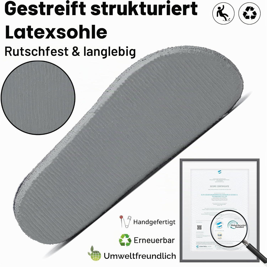 Mishansha Filz Hausschuhe Winter Bequem Filzpantoffeln für Damen Herren Gr.36-48 38 EU Ägyptisch Bla