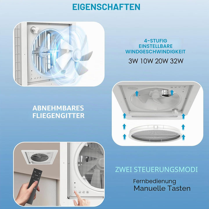 2012 Voice-Activated Max Air Belüftung für Wohnmobil Dachventilator Dachlüfter Reversibler Abluftven