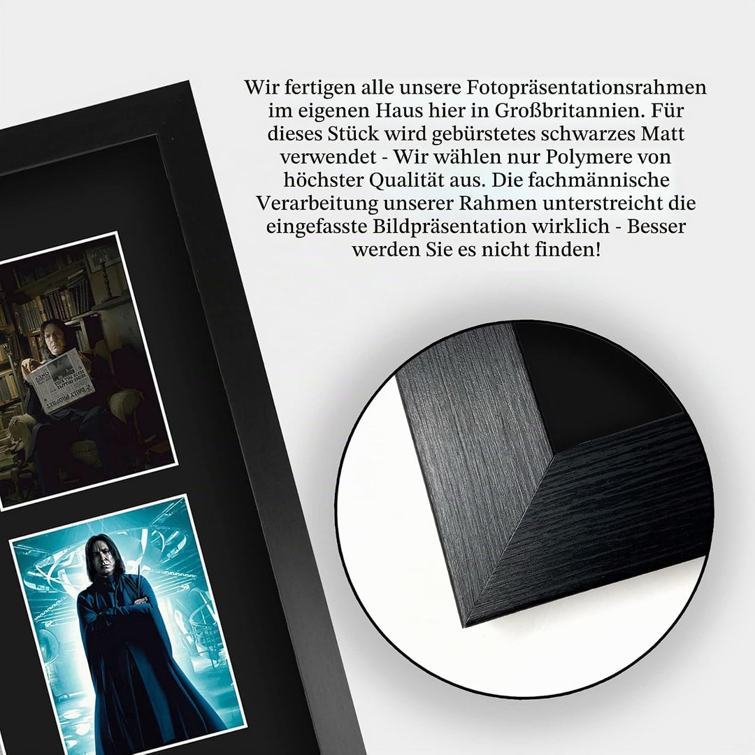 HWC Trading FR A3 Alan Rickman Harry Potter Severus Snape Geschenke Geducktes Signiertes Autogramm F