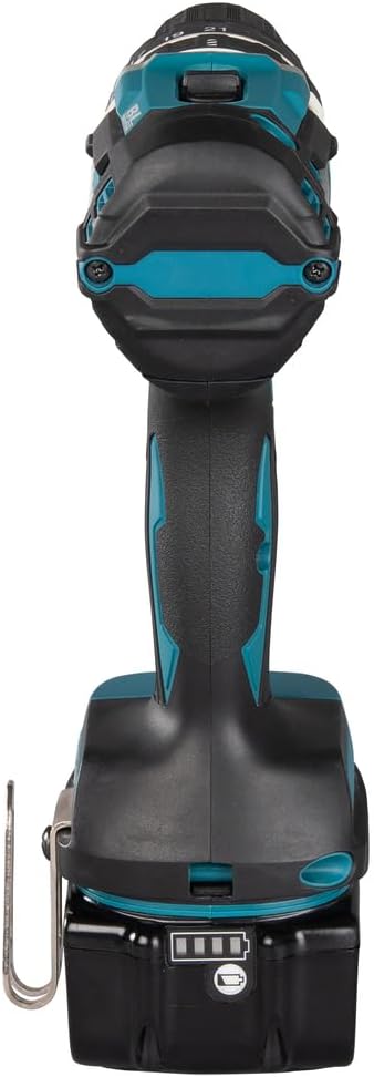 Makita DHP484RTJ Akku-Schlagschrauber 18V / 5,0Ah, 2 Akkus, Ladegerät im MAKPAC, 450 W, 18 V, Blau,